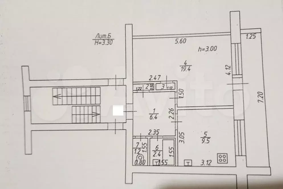 1-к. квартира, 40 м, 5/5 эт. - Фото 0