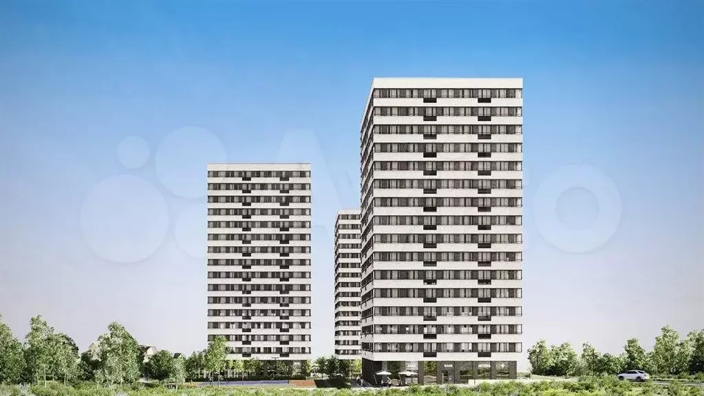 1-к. квартира, 39,9 м, 8/16 эт. - Фото 0