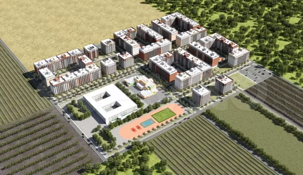 Квартира-студия, 29 м, 3/16 эт. - Фото 1