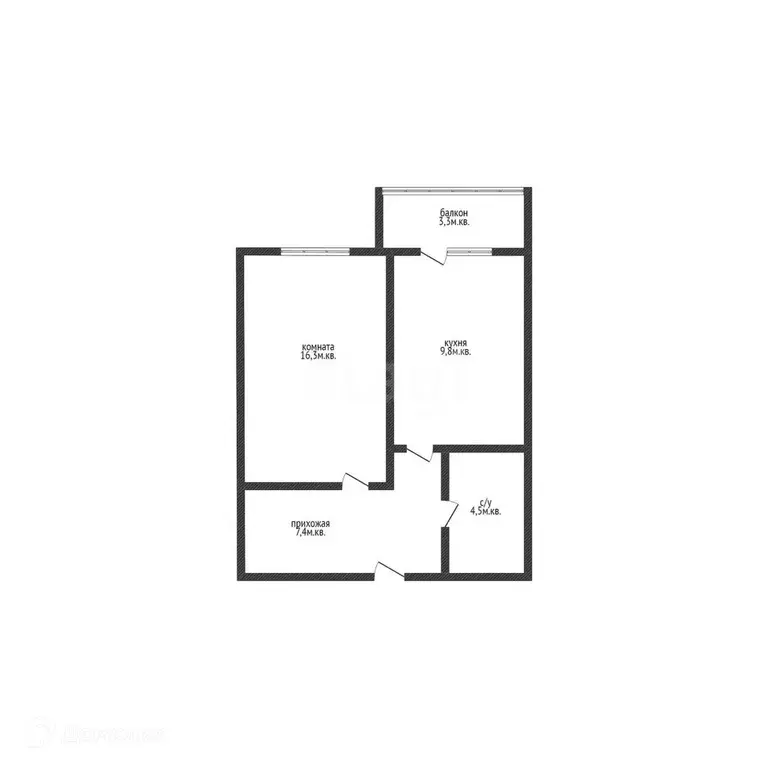 Продаётся 1-к квартира, 33.8 м - Фото 0