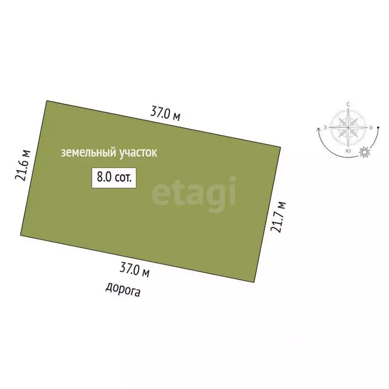 Участок в Тюменская область, Тюменский муниципальный округ, с. Кулига  ... - Фото 2