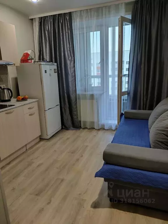 Студия Тюменская область, Тюмень ул. Новоселов, 117 (20.0 м) - Фото 0
