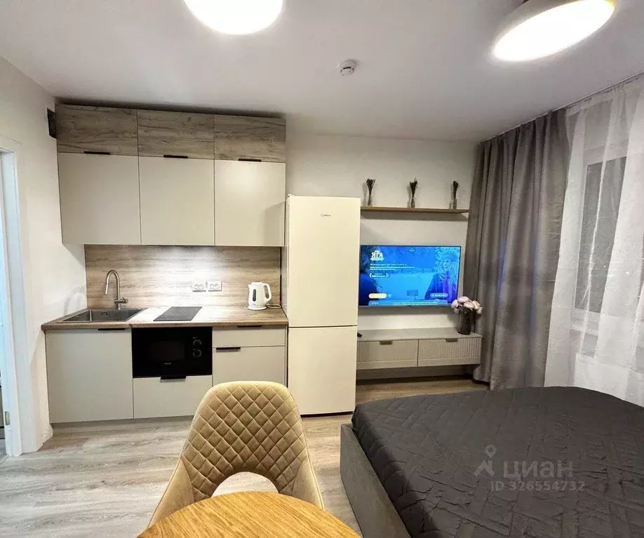 Студия Санкт-Петербург ул. Пахомовская, 12к1 (20.1 м) - Фото 1