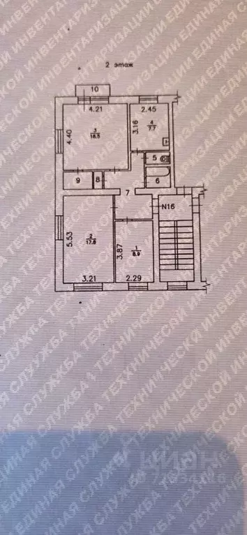 3-к кв. Челябинская область, Озерск Набережная ул., 37 (66.2 м) - Фото 2