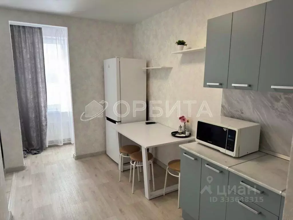 Студия Тюменская область, Тюмень ул. Анатолия Клиндюка, 6 (24.5 м) - Фото 2
