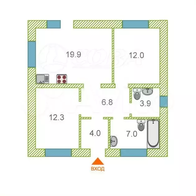 Коттедж 71 м на участке 6,5 сот. - Фото 0