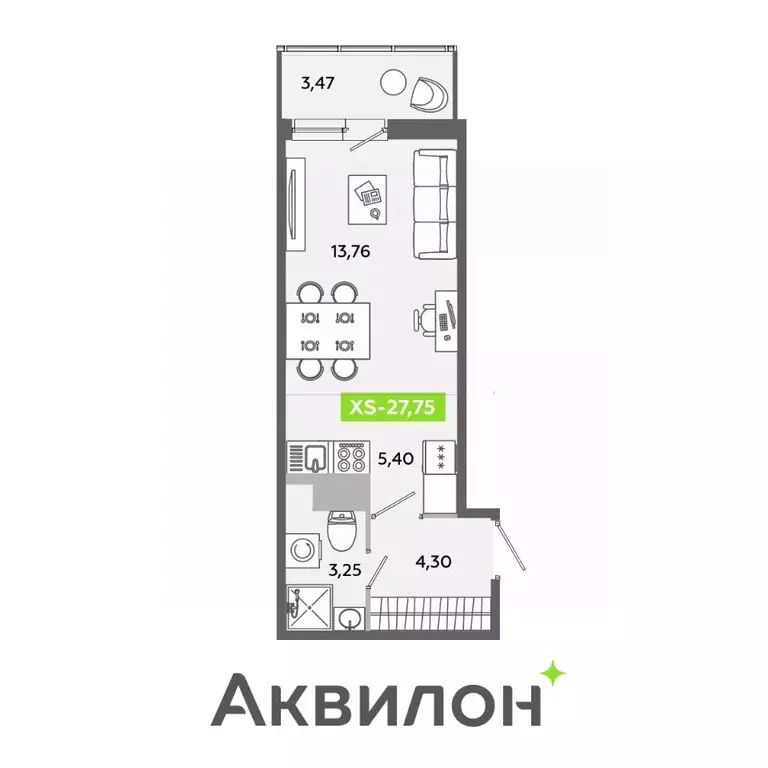 Студия Ленинградская область, Всеволожский район, Заневское городское ... - Фото 0