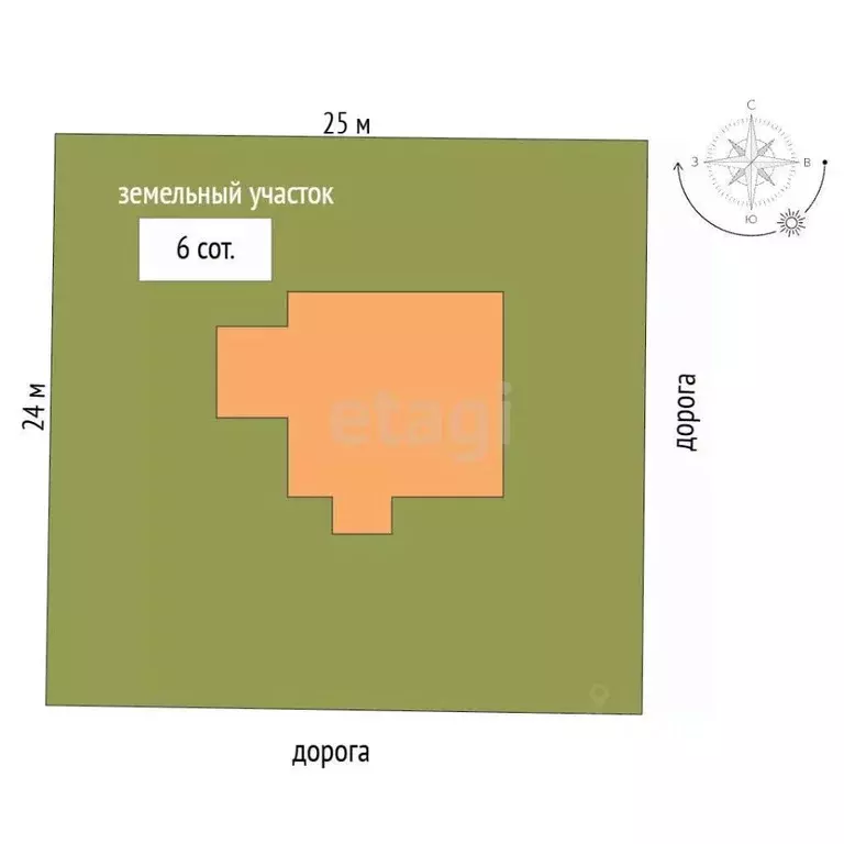 Дом в Крым, Симферопольский район, Трудовское с/пос, Бытовик-Северный ... - Фото 2