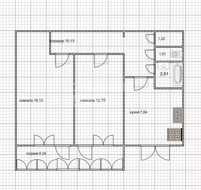 2-к кв. Ульяновская область, Ульяновск ул. Аблукова, 85 (53.53 м) - Фото 1