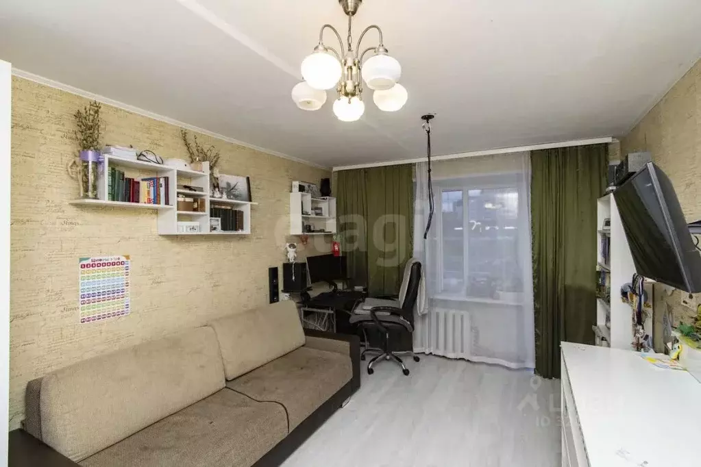 1-к кв. Тюменская область, Тюмень ул. Мориса Тореза, 2 (33.4 м) - Фото 1