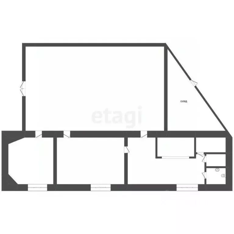 Торговая площадь в Крым, Симферополь городской округ, Аэрофлотский пгт ... - Фото 1