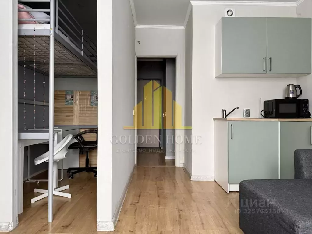 Студия Санкт-Петербург бул. Александра Грина, 3 (29.0 м) - Фото 2