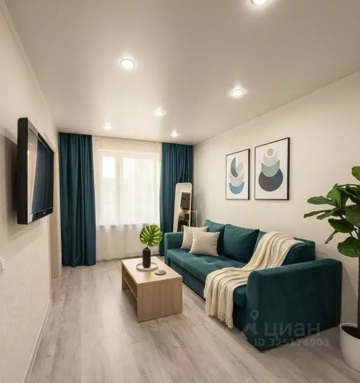 1-к кв. Татарстан, Казань ул. Баки Урманче, 4к4 (37.0 м) - Фото 1