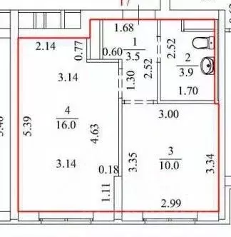 1-к кв. Свердловская область, Екатеринбург ул. Крауля, 107 (33.4 м) - Фото 1