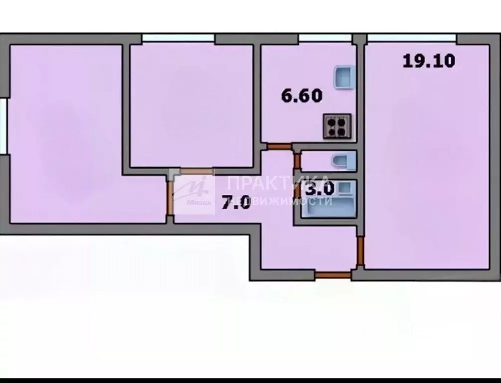 3-к кв. Москва Бирюлевская ул., 18К2 (59.8 м) - Фото 2