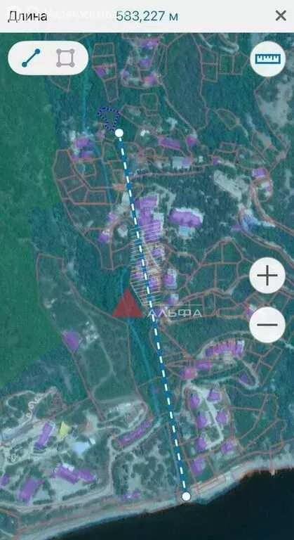 Участок в Симеиз, Голубая улица (6 м) - Фото 1