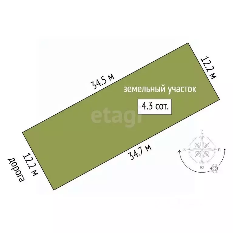 Участок в Свердловская область, Талицкий муниципальный округ, д. ... - Фото 2