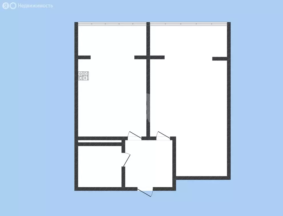 1-комнатная квартира: Черкесск, Октябрьская улица, 9Нк9 (48.5 м) - Фото 1
