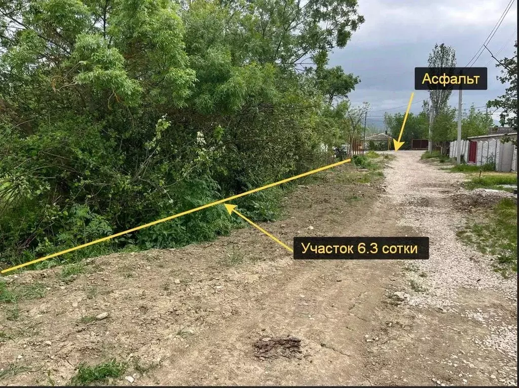 Участок в Севастополь с. Россошанка, ул. Жемчужная, 4 (6.3 сот.) - Фото 0
