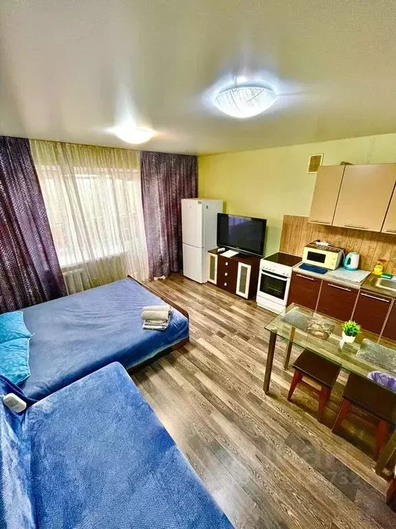 Студия Тюменская область, Тюмень Харьковская ул., 85а (35.0 м) - Фото 1