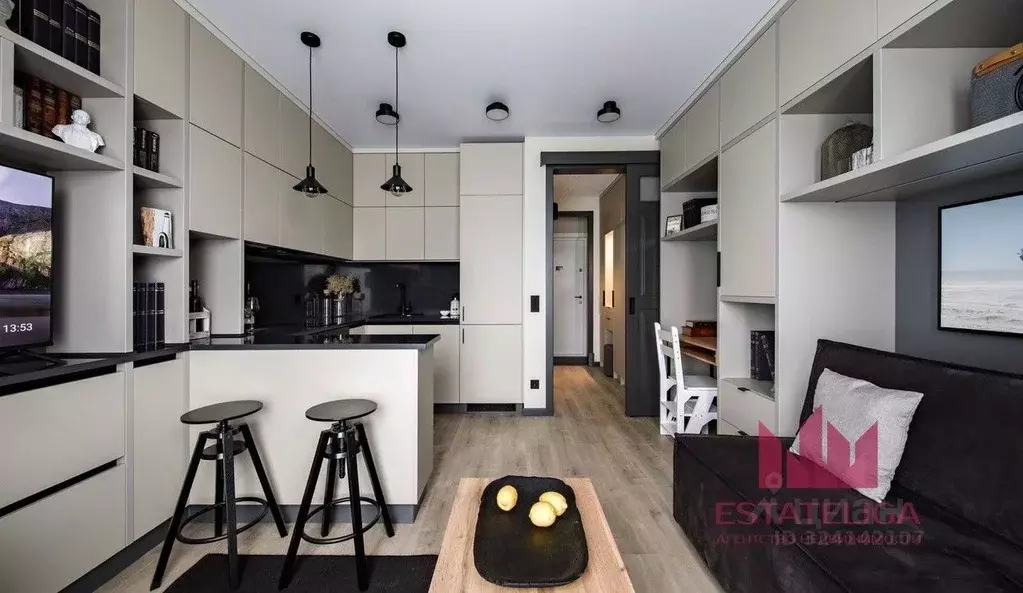 Студия Москва Кронштадтский бул., 9к2 (27.0 м) - Фото 2