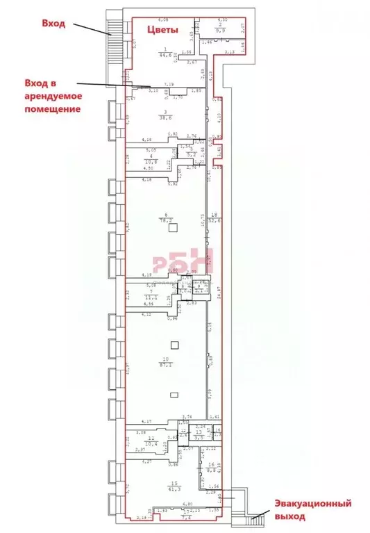 Помещение свободного назначения в Свердловская область, Екатеринбург ... - Фото 2