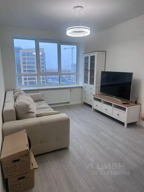 Квартира, 1 комната, 43.3 м - Фото 0