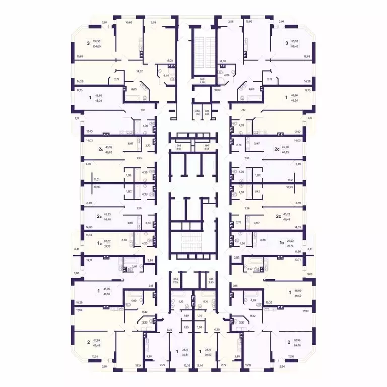 3-к кв. Новосибирская область, Новосибирск Северо-Чемской жилмассив, ... - Фото 1
