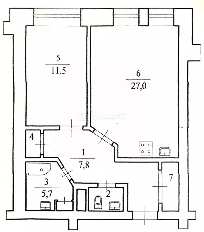 1-к кв. Московская область, Химки ул. Береговая, 3 (55.6 м) - Фото 1