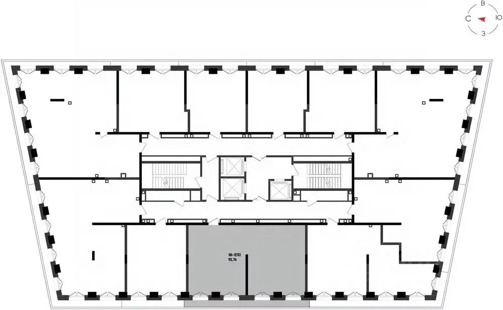 3-к кв. Татарстан, Казань Яналиф жилой комплекс (92.74 м) - Фото 2