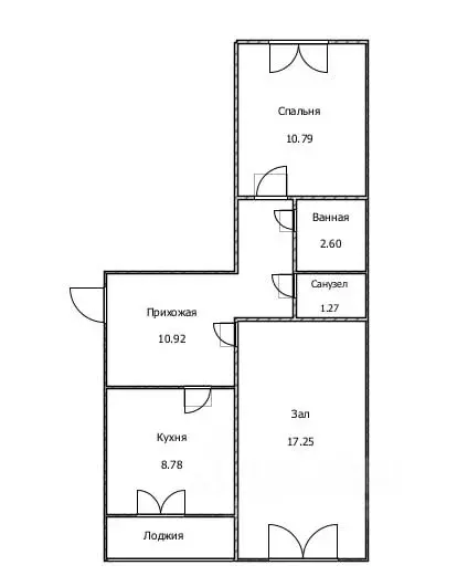 2-к кв. Ульяновская область, Ульяновск ул. Рябикова, 7А (53.0 м) - Фото 1