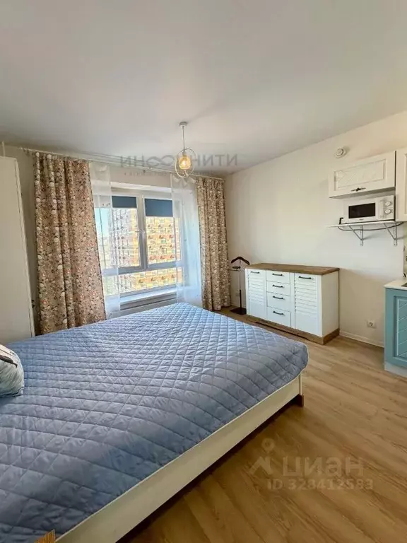 Студия Москва № 100 кв-л, 1к3 (21.6 м) - Фото 1