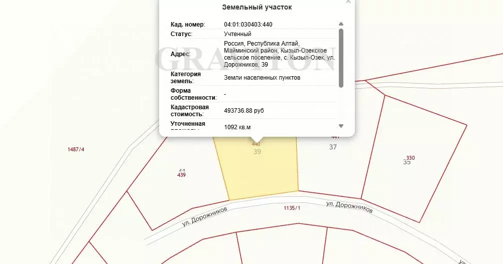 Участок в Алтай, Майминский район, с. Кызыл-Озек ул. Дорожников (10.0 ... - Фото 0