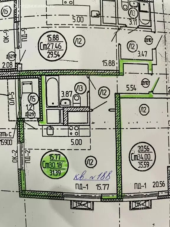 Квартира-студия: Уфа, проспект Дружбы Народов, 59/1 (31.39 м) - Фото 1