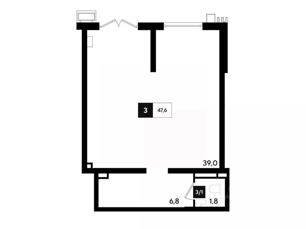 Помещение свободного назначения в Краснодарский край, Краснодар ... - Фото 1