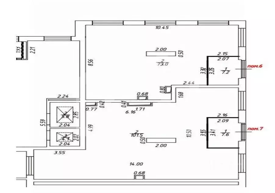 Торговая площадь в Москва Боровское ш., 2Ак2 (80 м) - Фото 2