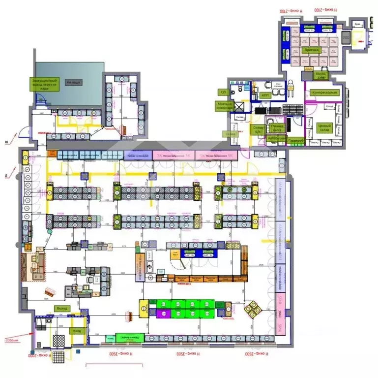 Помещение свободного назначения в Москва Флотская ул., 50 (679 м) - Фото 2