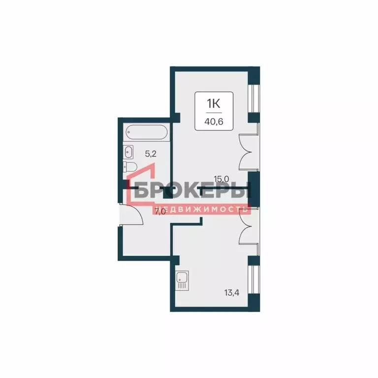 Квартира-студия: Алупка, Севастопольское шоссе, 6Ак1 (40.6 м) - Фото 1