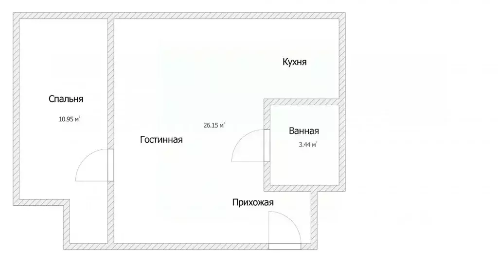 2-к кв. Московская область, Наро-Фоминск ул. Калинина, 19А (40.6 м) - Фото 2