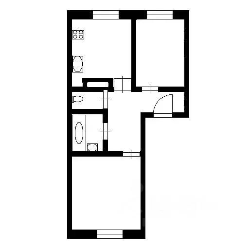 2-к кв. Санкт-Петербург Пионерская ул., 50 (71.0 м) - Фото 1