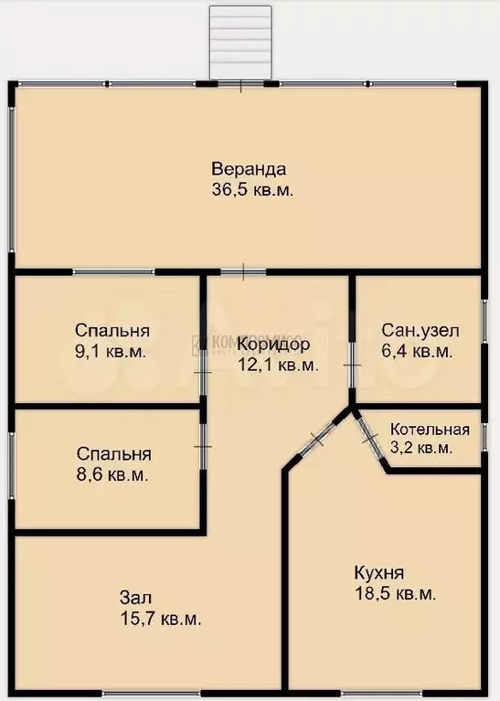 Дом 110 м на участке 10 сот. - Фото 0