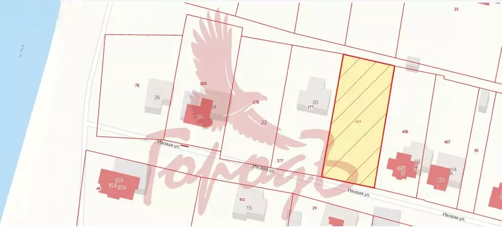 Участок в Орловская область, Орловский район, д. Гать ул. Ивовая, 16 ... - Фото 1