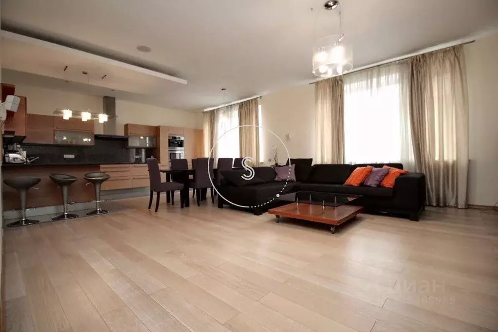 5-к кв. Москва 1-й Смоленский пер., 17 (204.0 м) - Фото 1