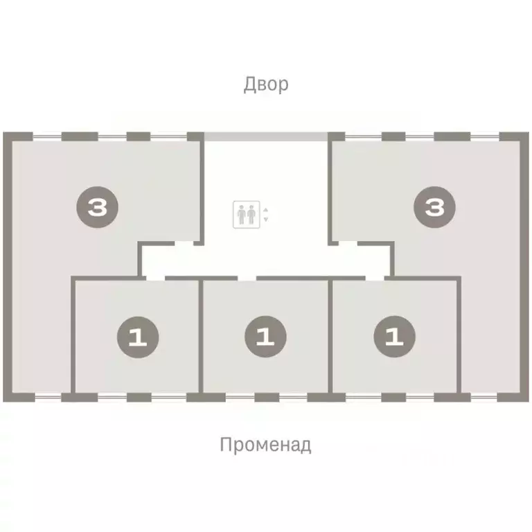 3-к кв. Омская область, Омск  (80.81 м) - Фото 2