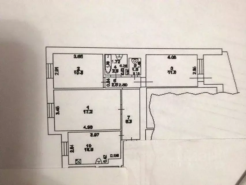 3-к кв. Ростовская область, Таганрог Вишневая ул. (63.6 м) - Фото 1