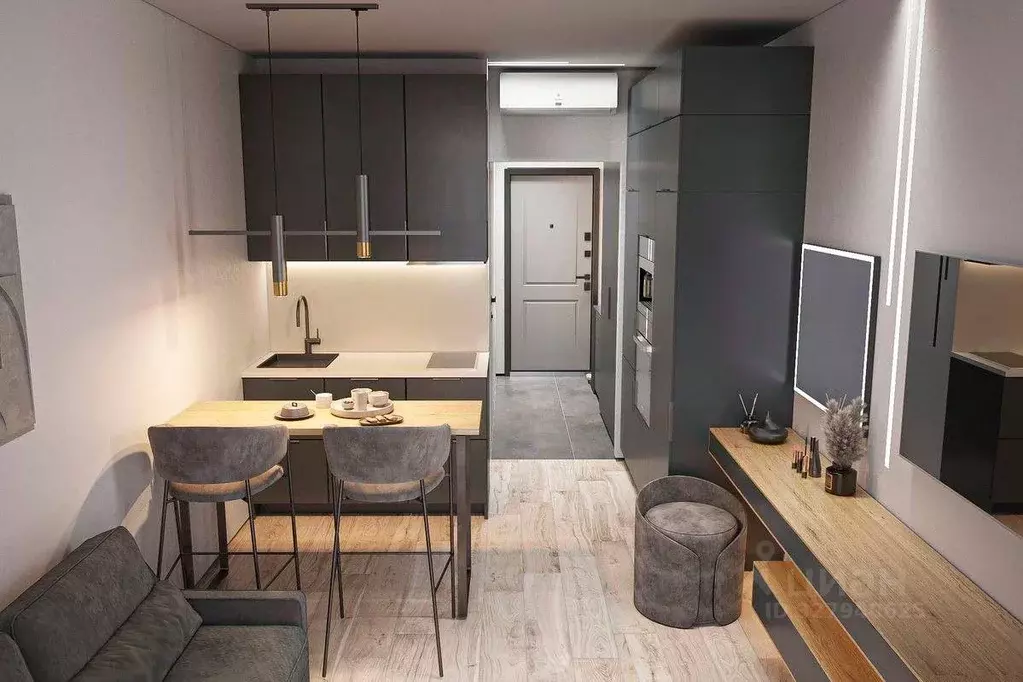 Студия Крым, Симферопольский район, Николаевка пгт ул. ... - Фото 1