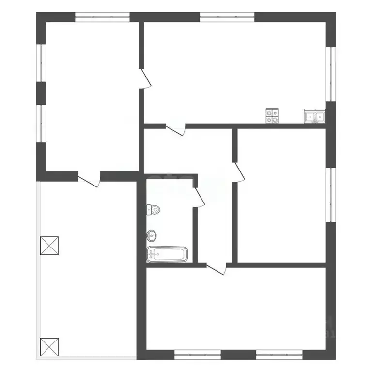 Дом в Ростовская область, Ростов-на-Дону Калиновая ул. (58 м) - Фото 2