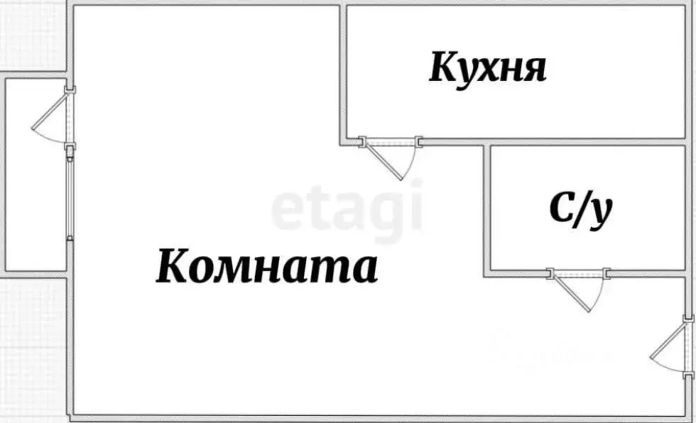 1-к кв. Приморский край, Владивосток Русская ул., 68А (30.1 м) - Фото 1