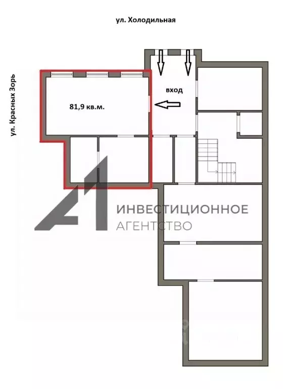 Торговая площадь в Тюменская область, Тюмень Холодильная ул., 138 (82 ... - Фото 0