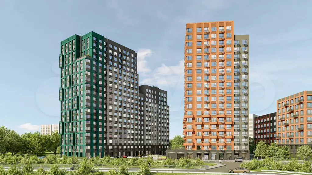3-к. квартира, 69,4 м, 15/20 эт. - Фото 1